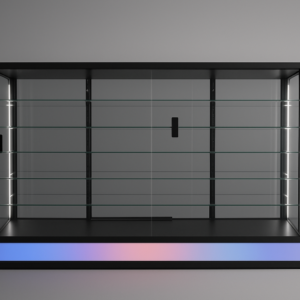 3X4 Feet Full Vision Counter Display with RGB Light