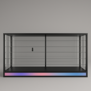 3X6 Feet Full Vision Counter Display with RGB Light