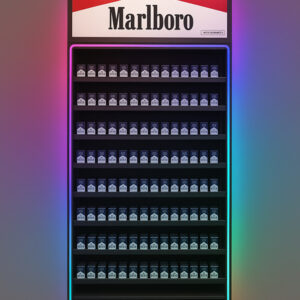 7’X3′ Cigarettes Rack with Cabinet