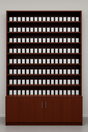 6'X4' Wooden Cigarettes Rack Display With Pushers