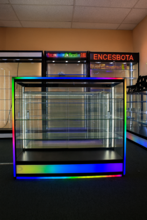 3X4 Feet Full Vision Counter Display with RGB Light